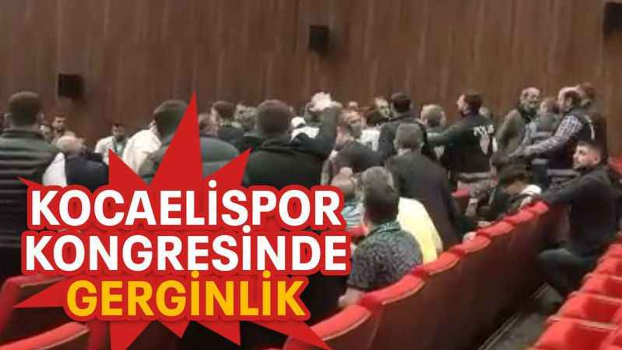 Kocaelispor kongresinde gerginlik